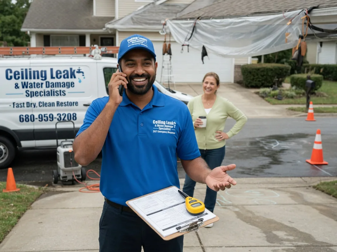 Ceiling Leak Cleanup Farmersville, OH FAQs